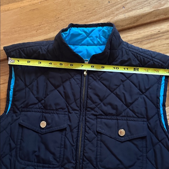 Ralph Lauren Reversible Black and Blue Quilted Jacket - Picture 9 of 12
